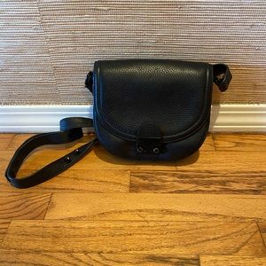 Loeffler Randall Black Leather Crossbody